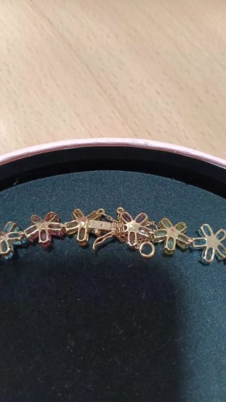 Collar Tous Oro 18k Flores Multicolor. OFERTA Hoy!