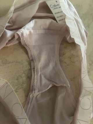 Mutanda slip rosa chiaro Calvin Klein vintage 2008