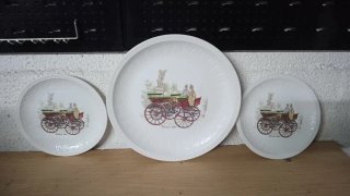 3 Platos Pontesa Porcelana