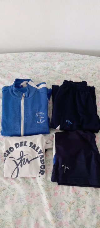 Conjunto Chándal Jesuitas Zaragoza Azul y Blanco