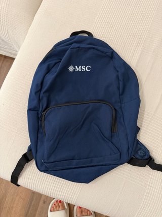 Mochila azul MSC