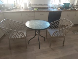 Conjunto Terraza Mesa y 2 Sillas