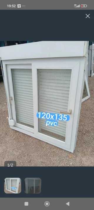Ventanas de aluminio 57x135 y 66x140