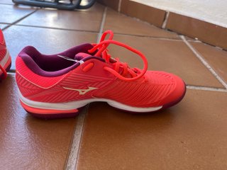 Zapatillas Mizuno Paddle Mujer Rojo/Morado