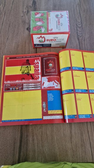 Álbum y Caja Sellada Eurocopa 2008 Panini