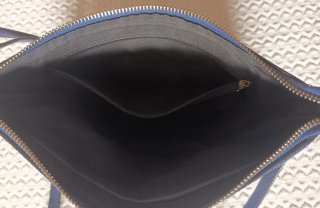 Bolso bandolera BIMBA Y LOLA beige y azul