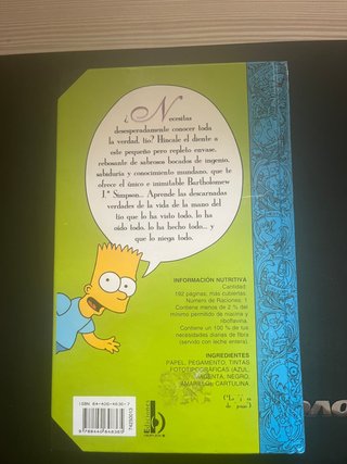 LIBRO GUIA PARA LA VIDA DE BART SIMPSON