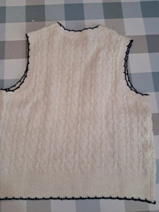 Chaleco Zara Blanco Talla 13-14