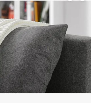 Sofá Cama Ikea Gris Tela