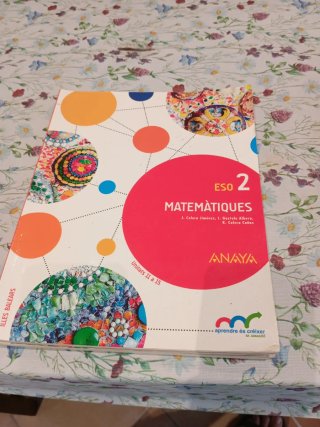 Llibres Matemàtiques 2 ESO ISBN 9788469815502