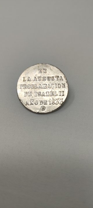 Moneda Isabel II 1833 Betanzos