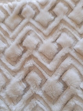 Funda cojín decorativa gris y blanco