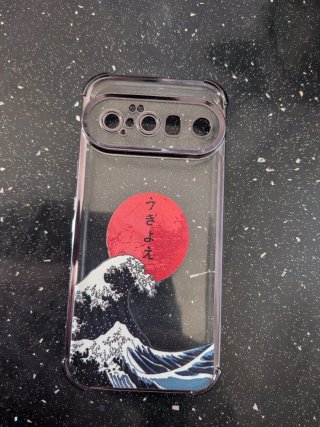 Funda Google Pixel Diseño Ola Japonesa