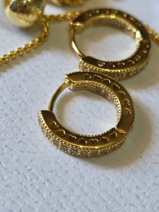 Conjunto Pandora Oro y Peridoto