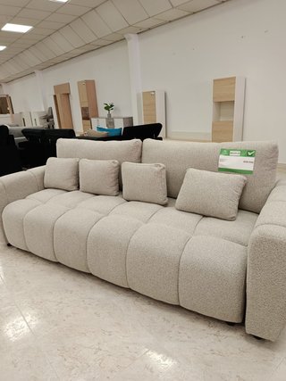 Sofá Cama Recto Crem 230cm