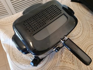 Freidora Eléctrica Cromada