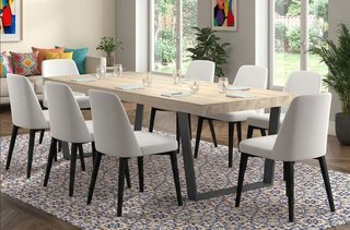 MESA DE COMEDOR RECTANGULAR FIJA 120KZAN.