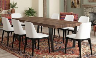 MESA DE COMEDOR RECTANGULAR FIJA 120KZAN.