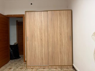 Armario 2 Puertas Correderas Madera