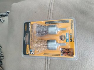 Cepillos de alambre para taladro (2 uds)