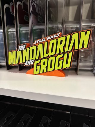 The Mandalorian and Grogu 3D logo