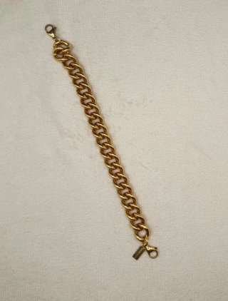 Pulsera Lulas_Lulas Acero Baño Oro Ancha