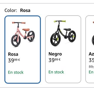 Bicicleta de equilibrio Kinderkraft rosa