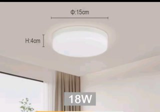 Lámpara LED 18W Ø15cm H:4cm