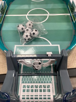 Mini calcio balilla con palline