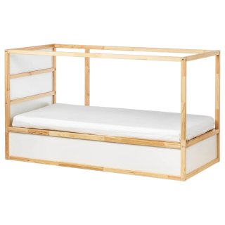 Cama Kura reversible pino blanco