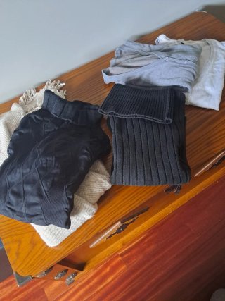 Lote punto jersey,chaqueta,poncho otoño/invierno