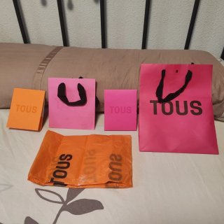 Bolsitas Tous Naranja y Rosa