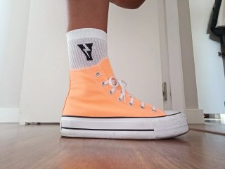 Converse Naranja Talla 38