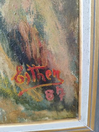 Gran Cuadro Óleo Original ( 92X73cm) 1987