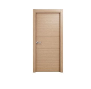Puerta interior roble maciza con tapajuntas