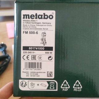 Fresadora Metabo FM 500-6
