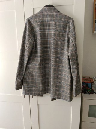 Blazer Stradivarius Cuadros Talla M