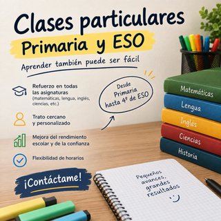 Clases particulares de Primaria y ESO