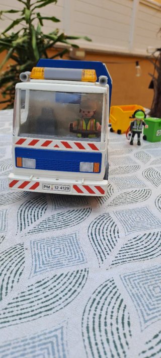 Camión Reciclaje Playmobil 4129 + Figuras