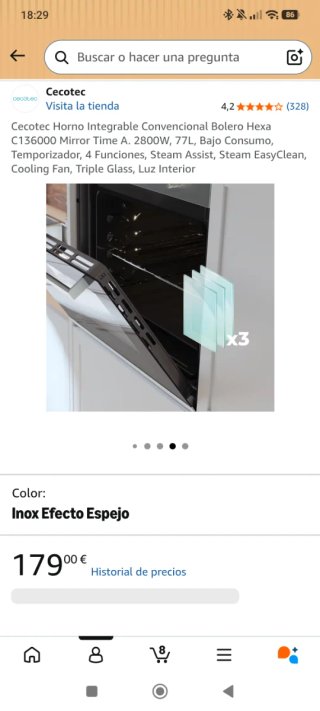 Horno Cecotec Bolero Hexa C136000