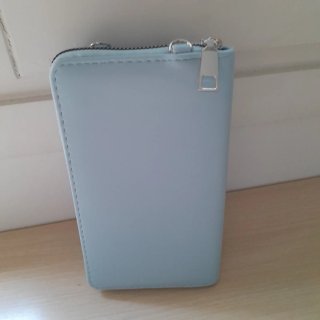 Monedero/Porta-móvil 2 en 1 Azul