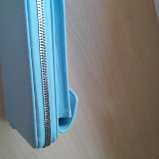 Monedero/Porta-móvil 2 en 1 Azul