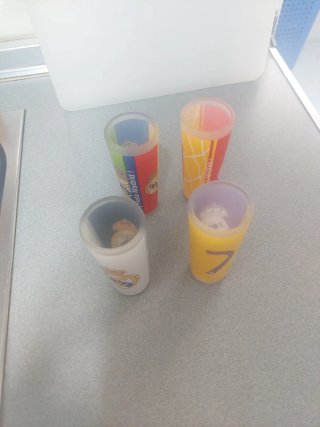 4 chupitos Real Madrid