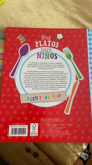 libro de recetas de cocina para niños