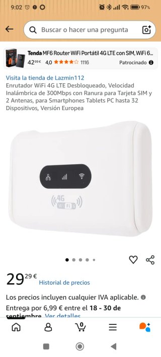 Router 4G Smart CPE WiFi 6