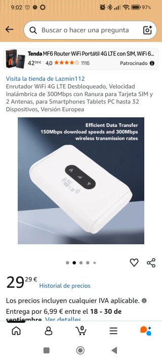 Router 4G Smart CPE WiFi 6