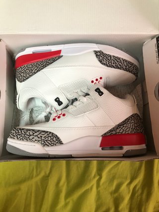 Nike Air Jordan Retro 3 Blanco/Rojo