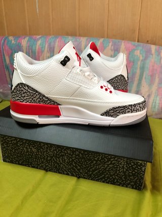 Nike Air Jordan Retro 3 Blanco/Rojo