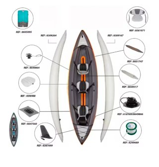 Kayak Hinchable Itiwit 3 Plazas