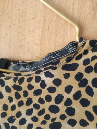 Vestido estampado animal print